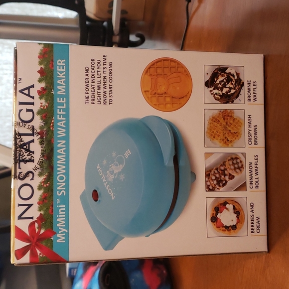 NIB - MyMini Snowman Waffle Maker - Picture 5 of 8